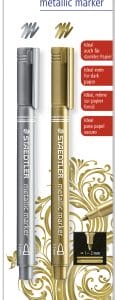 Staedtler Metallic Marker - Gold & Silver