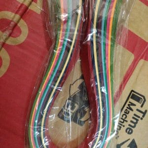 25mm Quilling Strip - Mix BrightColor (Green to Maroon)