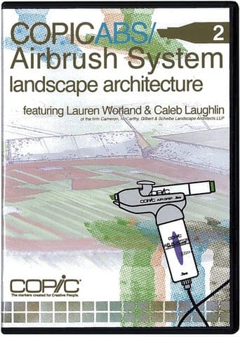 Copic ABS2 Airbrush System Landscape Architecture DVD ABS covers 2 large Copic ABS2 Airbrush System Landscape Architecture DVD