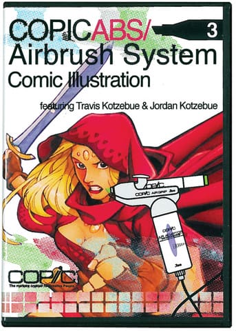 Copic ABS3 Airbrush Systems Comic Illustration DVD