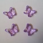 Plastic Butterflies (Large) - Purple