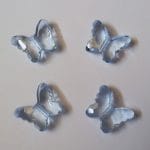 Plastic Butterflies (Large) - Light Blue