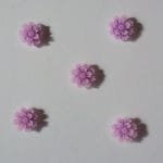 Resin Flower (1.5 cm) - Design 1 - Purple