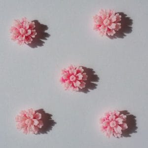 Resin Flower (1.5 cm) - Design 1 - Pink