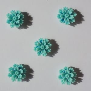 Resin Flower (1.5 cm) - Design 1 - Blue