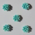 Resin Flower (1.5 cm) - Design 1 - Blue