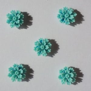 Resin Flower (1.5 cm) - Design 1 - Blue