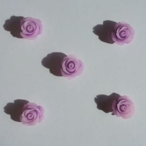 Resin Roses (1cm) - Design 1 - Purple