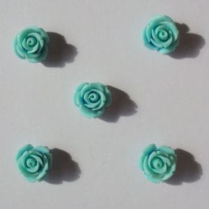 Resin Roses (1cm) - Design 1 - Blue
