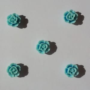 Resin Flower (1 cm) - Design 2 - Blue