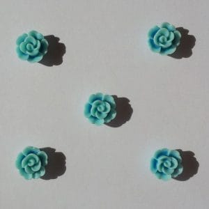 Resin Flower (1 cm) - Design 2 - Blue