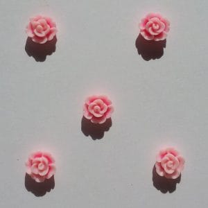 Resin Flower (1 cm) - Design 2 - Pink