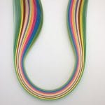 5mm Quilling Strip - Mix BrightColor(Dark Green to Mehndi Green)