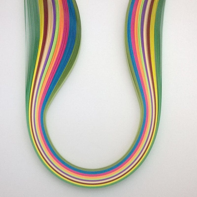 5mm Quilling Strip - Mix BrightColor(Dark Green to Mehndi Green) DGreenTOMgreen 5mm 5mm Quilling Strip - Mix BrightColor(Dark Green to Mehndi Green)