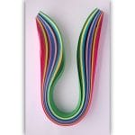 22mm Quilling Strip - Mix BrightColor (Pink to Green)