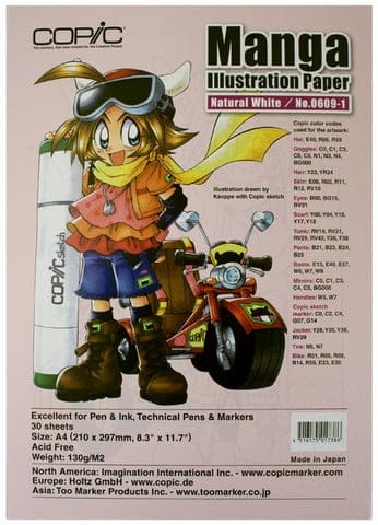 Copic Manga Illustration Paper Natural White A4 Manga Illustration Natural White A4 web large Copic Manga Illustration Paper Natural White A4