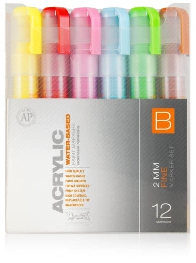 Montana Acrylic Fine Marker (2mm) Set-B Montana 12er B Montana Acrylic Fine Marker (2mm) Set-B