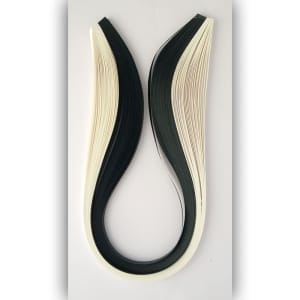 3mm Quilling Strip - Mix (White and Black)