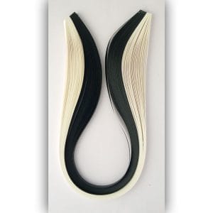 3mm Quilling Strip - Mix (White and Black)