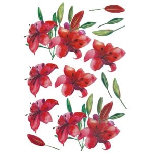 A4 Sospeso Sheet - Floral Design 3