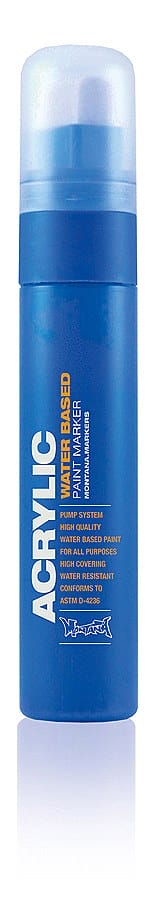 Montana Acrylic Paint Marker 15mm - Blue large acrylic mrkr 15mm shk blue Montana Acrylic Paint Marker 15mm - Blue