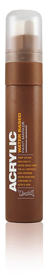 Montana Acrylic Paint Marker 15mm - Brown large acrylic mrkr 15mm shk brown Montana Acrylic Paint Marker 15mm - Brown