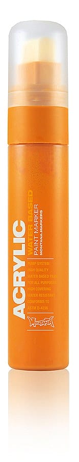 Montana Acrylic Paint Marker 15mm - Orange large acrylic mrkr 15mm shk orange Montana Acrylic Paint Marker 15mm - Orange
