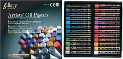 Mungyo Oil Pastel Crayons (Set of 24, Assorted Metallic) mop24m Mungyo Oil Pastel Crayons (Set of 24, Assorted Metallic)