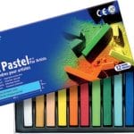 Mungyo Square Shaped Soft Pastel Crayon -General Series (12 assorted colors)