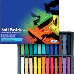 Mungyo Square Shaped Soft Pastel Crayon -General Series (24 assorted colors)