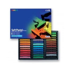 Mungyo Square Shaped Soft Pastel Crayon -General Series (36 assorted colors)