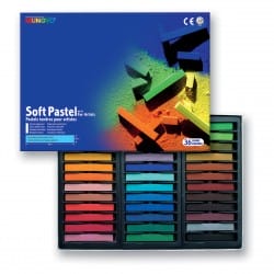 Mungyo Square Shaped Soft Pastel Crayon -General Series (36 assorted colors)