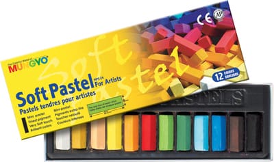 Mungyo Soft Pastel Half-Length Crayons (12 assorted colors) mps12 Mungyo Soft Pastel Half-Length Crayons (12 assorted colors)