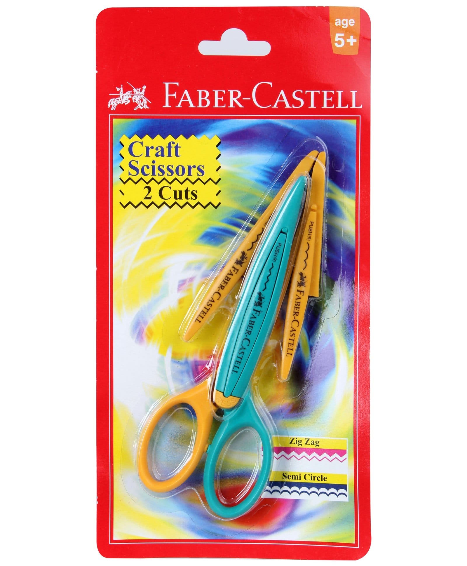 Faber Castell Craft Scissor (Pack of 2) 170201 Faber Castell Craft Scissor (Pack of 2)