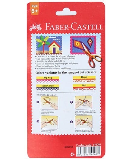 Faber Castell Craft Scissor (Pack of 2) 170201 1 170201_1