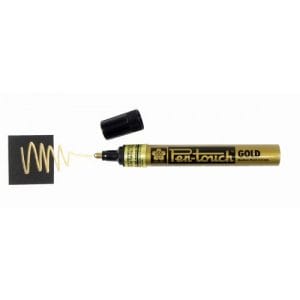 Sakura Pentouch Permanent Marker (Gold) - Medium Point