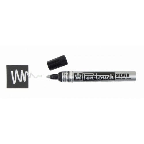 Sakura Pentouch Permanent Marker (Silver) - Medium Point