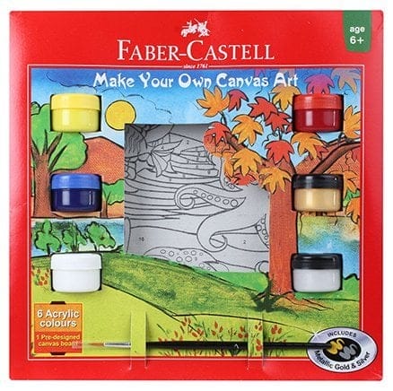 Faber Castell Make your Own Canvas Art - Aqua canvas art aqua Faber Castell Make your Own Canvas Art - Aqua