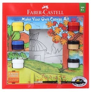 Faber Castell Make your Own Canvas Art - Country House