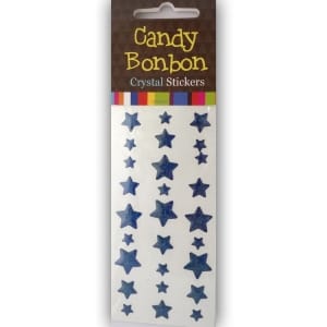 Crystal Stickers - Stars (Blue)