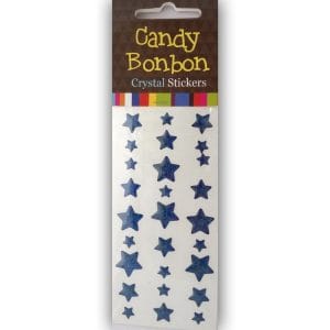 Crystal Stickers - Stars (Blue)