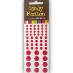 Crystal Stickers - Circles (Pink)