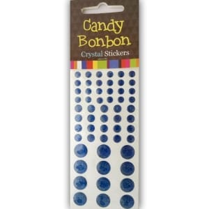 Crystal Stickers - Circles (Blue)