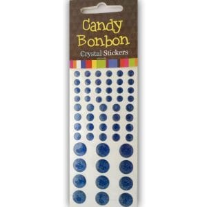 Crystal Stickers - Circles (Blue)
