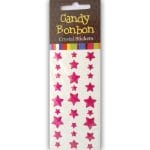 Crystal Stickers - Stars (Pink)