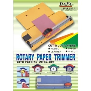 DAFA Rotary Paper Trimmer with folding swing arm