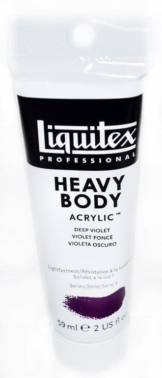 Liquitex Heavy Body Acrylic Deep Violet 59 ML 1045115 Liquitex Heavy Body Acrylic Deep Violet 59 ML