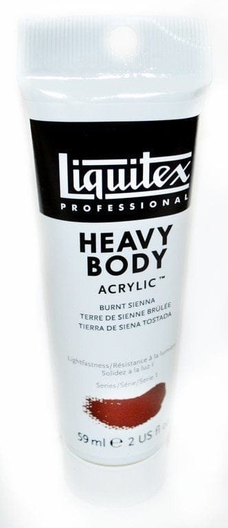 Liquitex Heavy Body Acrylic Burnt Sienna 59 ML 1045127 Liquitex Heavy Body Acrylic Burnt Sienna 59 ML
