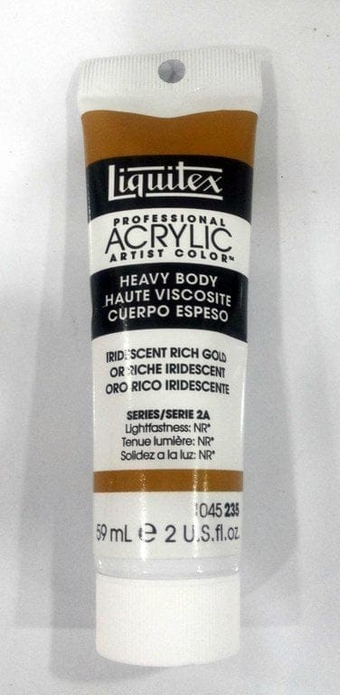 Liquitex Heavy Body Acrylic Iridescent Rich Gold 59 ML 1045235 Liquitex Heavy Body Acrylic Iridescent Rich Gold 59 ML