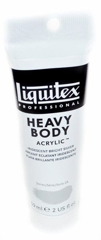 Liquitex Heavy Body Acrylic Iridescent Bright Silver 59 ML 1045236 Liquitex Heavy Body Acrylic Iridescent Bright Silver 59 ML